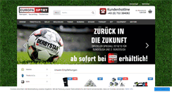 Desktop Screenshot of europasport.at