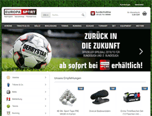 Tablet Screenshot of europasport.at